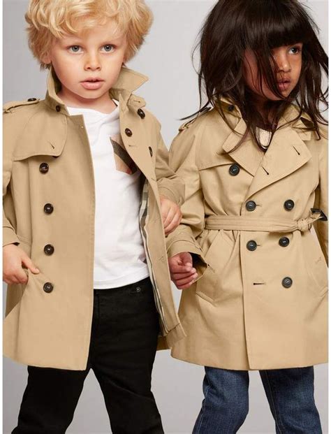 burberry kinder trenchcoat karo|Burberry kids winter coats.